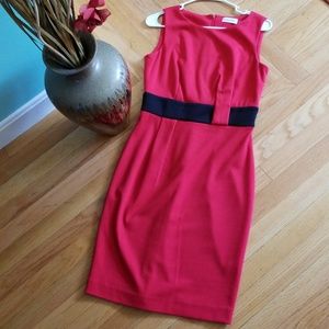 🎉SOLD🎉Calvin klein size 4 black and red dress